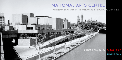 Ottawa's National Arts Centre adjacent to Rideau Canal